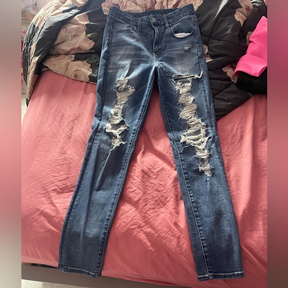 American Eagle Skinny High Waisted Jeans - Picture 1 of 3